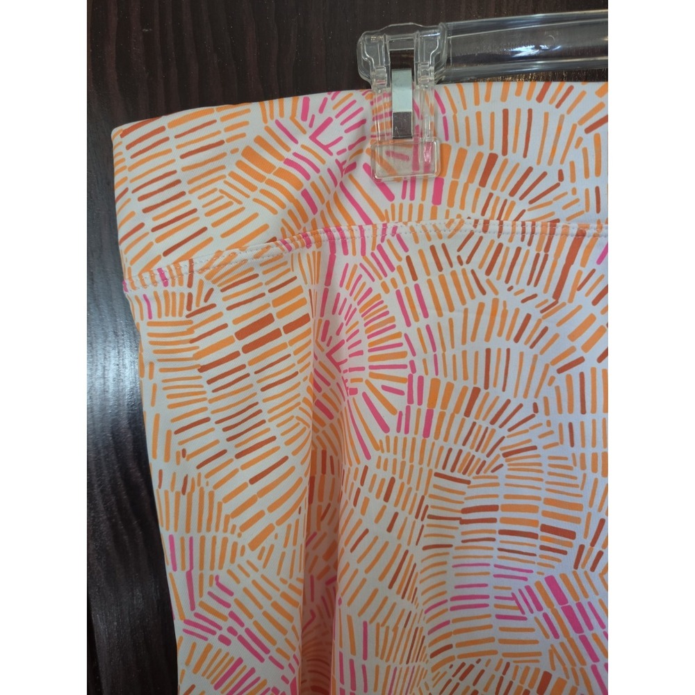 Nike Golf Dri-Fit Skort Women's Orange Pink Print Athletic Tennis Skirt XL EUC - Picture 4 of 8